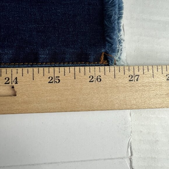 One Teaspoon Jean Women 34x26* Free Birds Low Rise Skinny Crop Blue Denim Tag 32 - Picture 12 of 16
